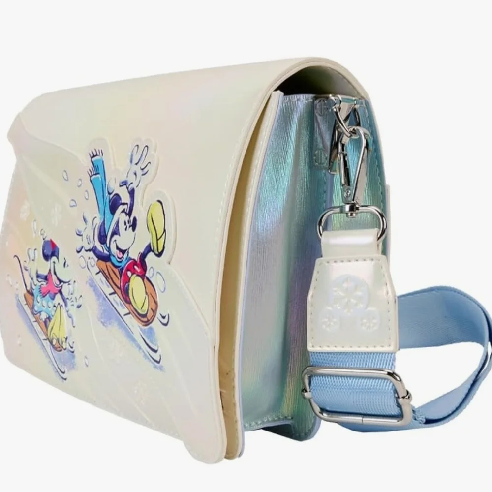 Loungefly Disney Mickey and Friends Winter Wonderland Crossbody Bag